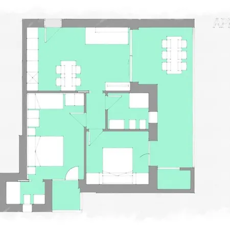Modern Flat 300 M From The Sea *